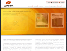 Tablet Screenshot of gamainformatica.com.ar